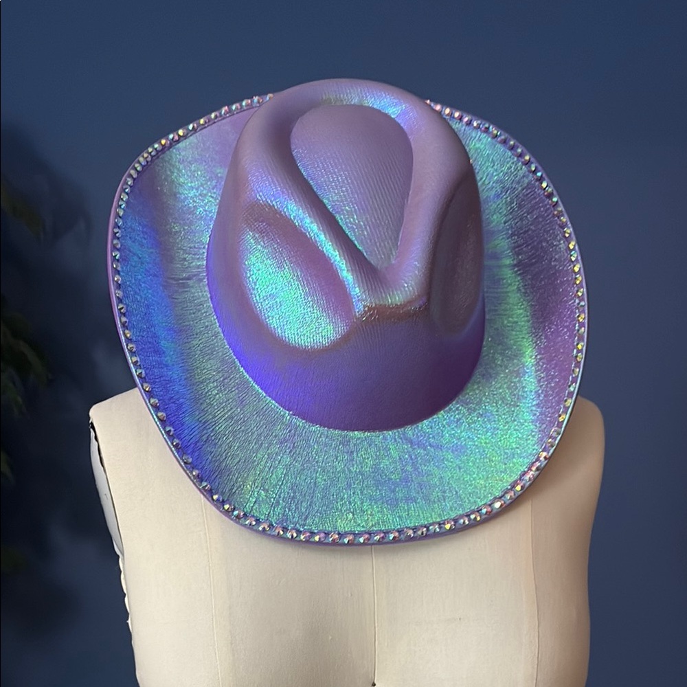 Iridescent Purple Women's Cowboy Hat